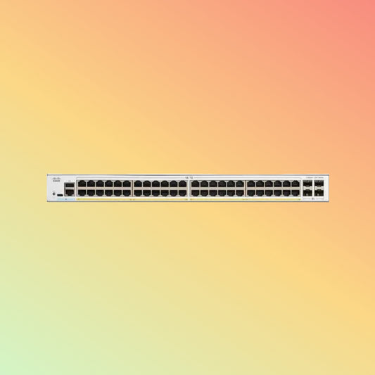 CISCO Catalyst C1200 – 176Gbps, 48xPoE+ RJ45, 4xSFP+, 375W