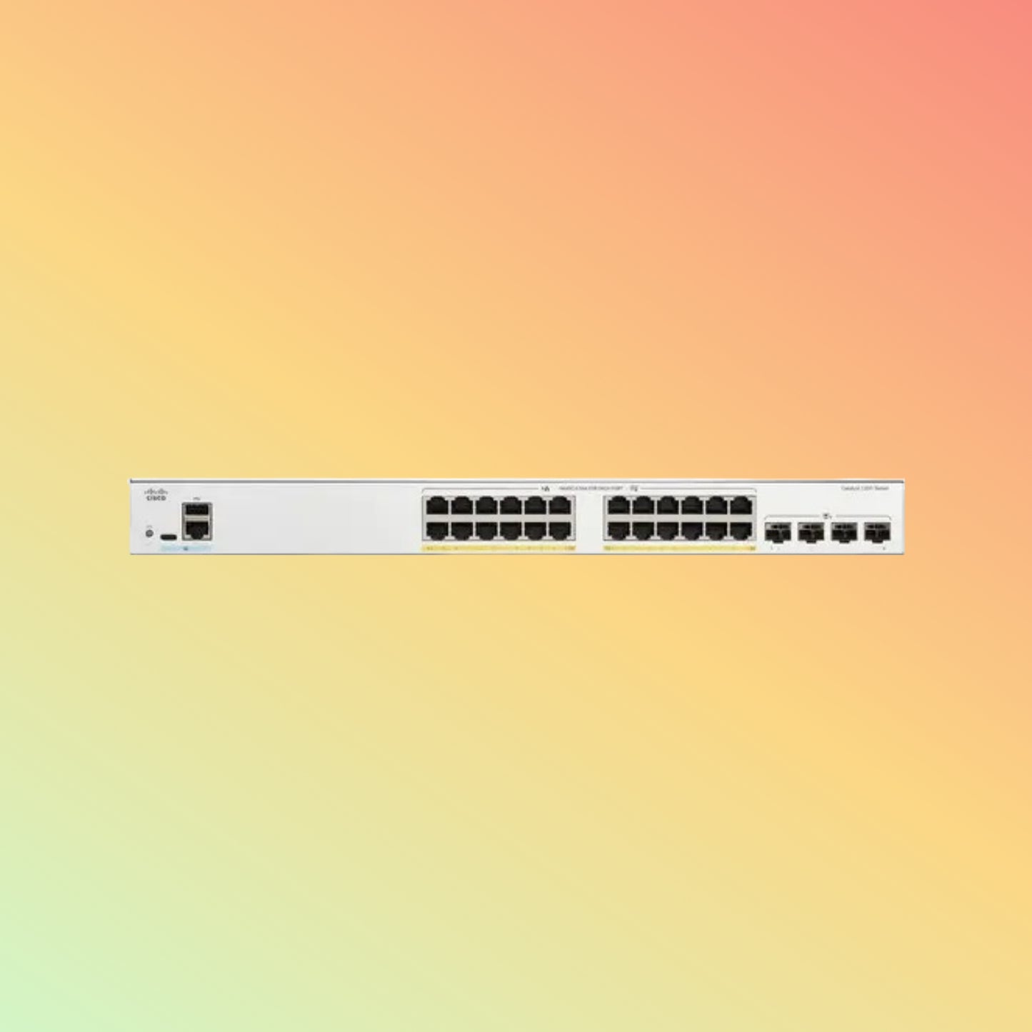 CISCO Catalyst C1200 – 128Gbps, 24xRJ45, 4xSFP, 195W PoE