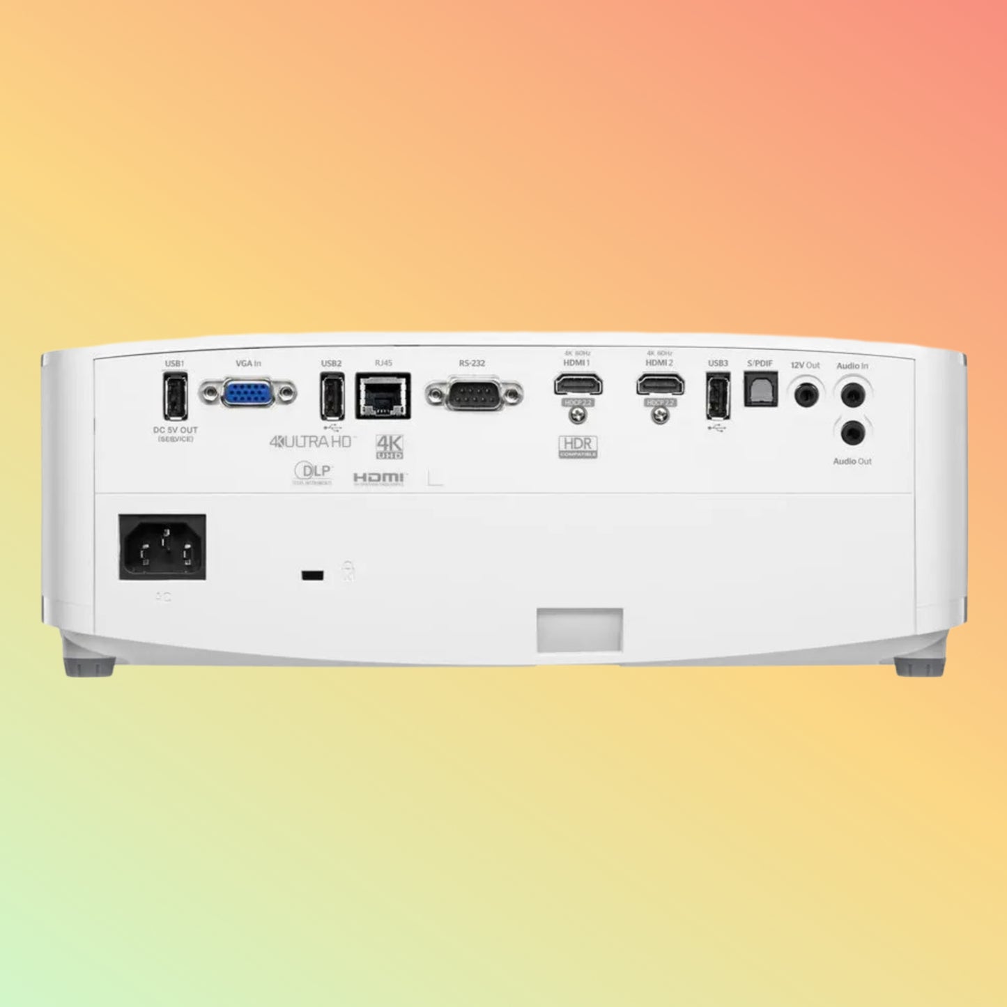 OPTOMA UHD55 Projector - 3,600 Lumens, DLP, UHD 3840x2160