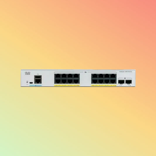 CISCO Catalyst C1000 – 36Gbps, 16xPoE+ RJ45, 4xSFP, 240W PoE