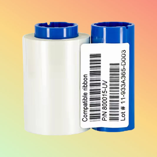 Hologram P330i Plastic Card Printer Transparent Invisible Blue Color UV Thermal Ribbon