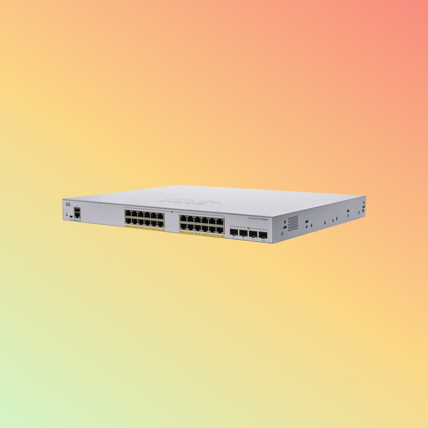 CISCO Catalyst C1000 – 128Gbps, 24xRJ45, 4xSFP+, 370W PoE