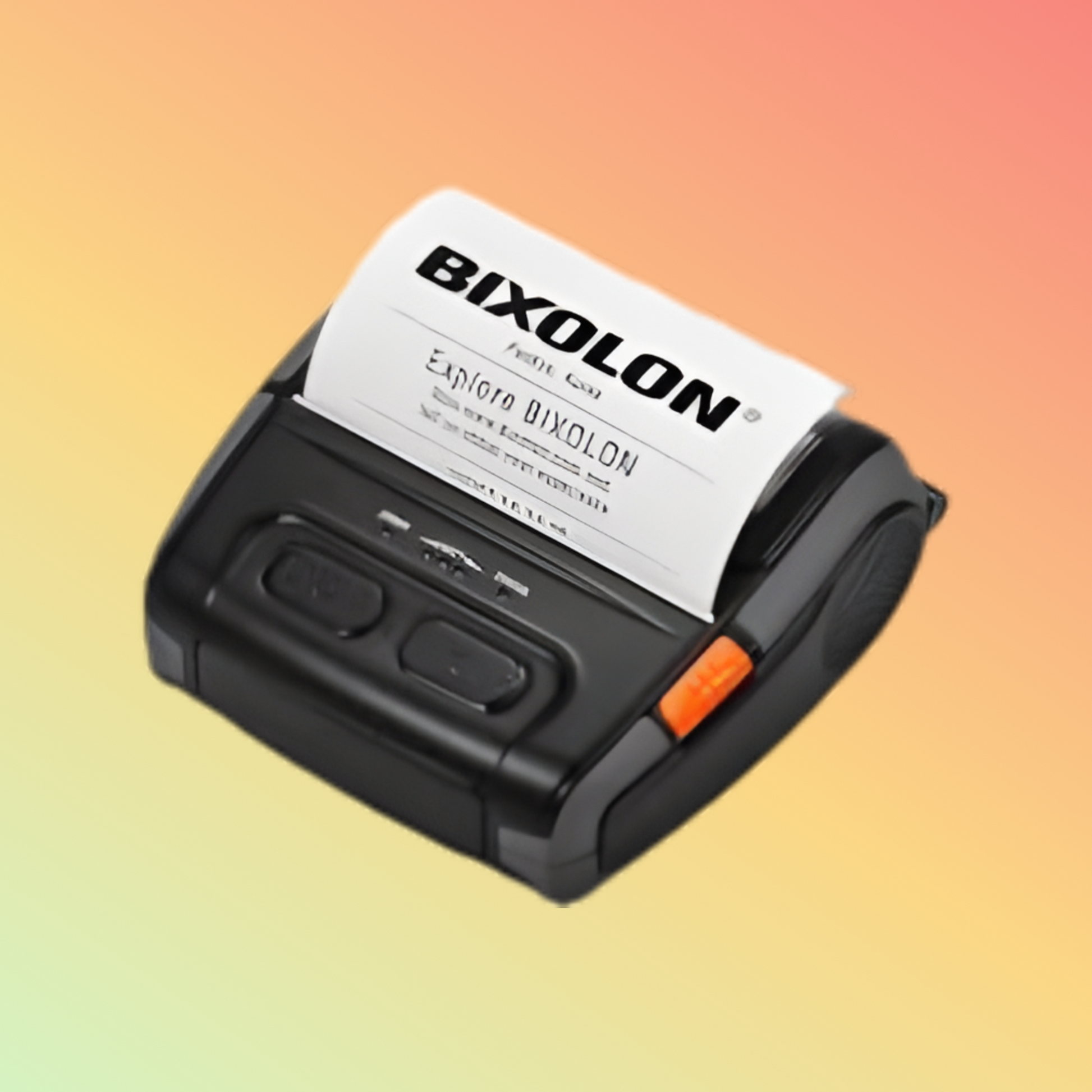 alt="Bixolon SPP-R410 mobile receipt printer on business counter"