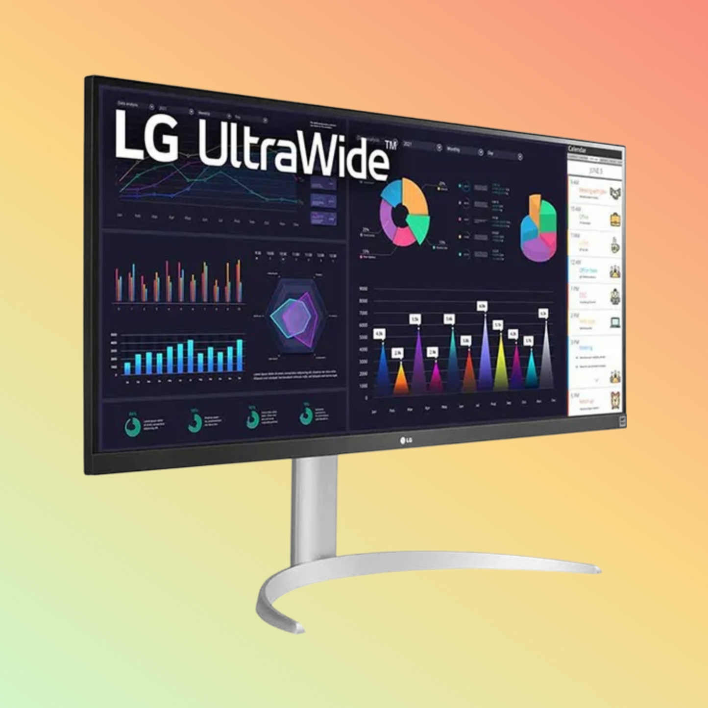 LG 34WQ650-W 34" FHD 1ms 100Hz Ultrawide Monitor