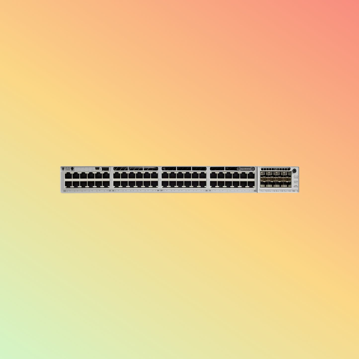 CISCO Catalyst C9200L – 176Gbps, 48xRJ45, 4xSFP+, 370W PoE