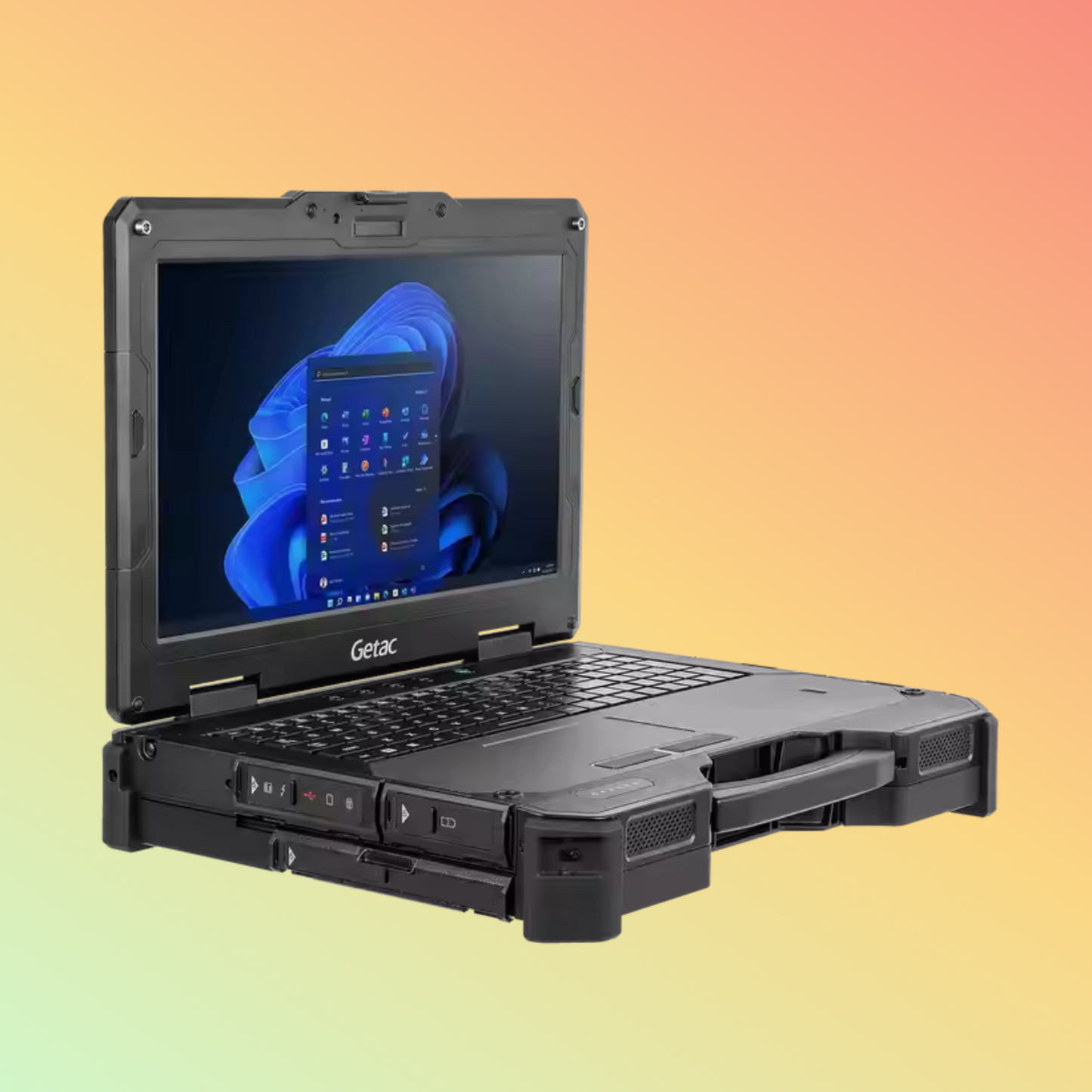 Getac X600 PRO Win 11 Pro Notebook with a 15.6" FHD display with 1,000 nits IP66