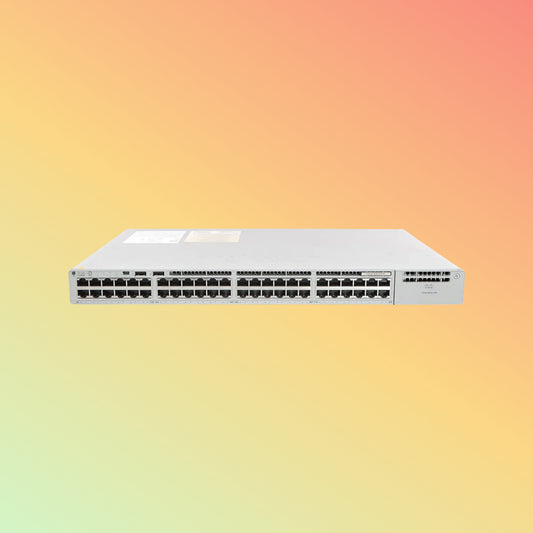 CISCO Catalyst C9200 – 176Gbps, 48xPoE+ RJ45, 740W PoE