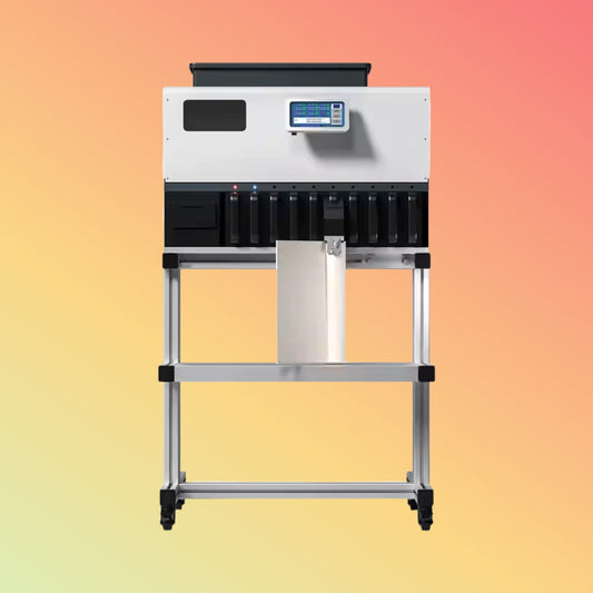 UN-191S High-Speed 9+1 Pocket Coin Counters 32-Channel Mixed Denomination Coin Sortingr Machine with Built-in Printing