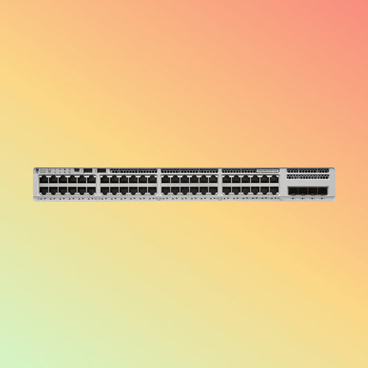 CISCO Catalyst C9200L – 104Gbps, 48xPoE+ RJ45, 4xSFP, 370W PoE