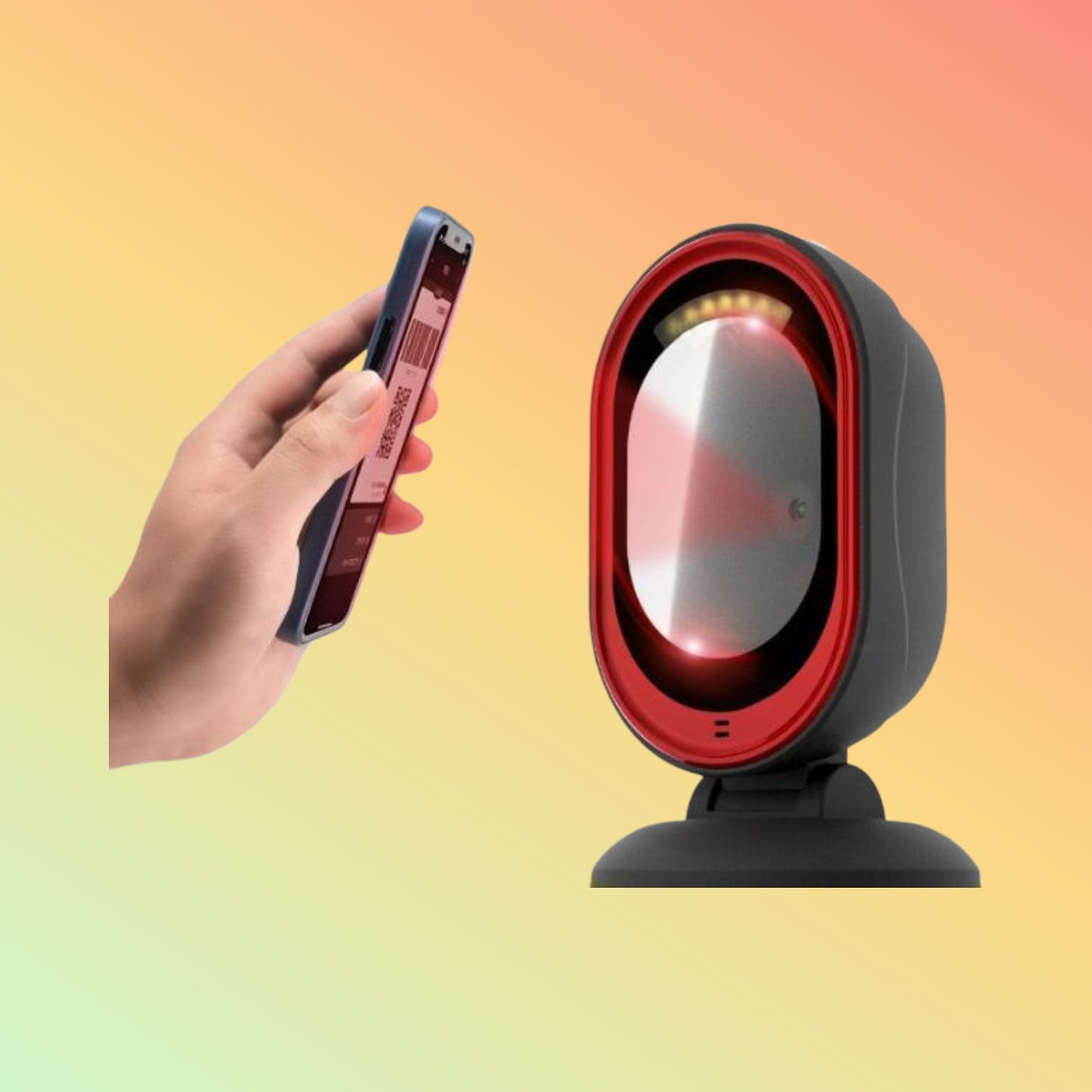 ALWAYPOS: Wide viewing angle, hands-free scanning, plug-and-play