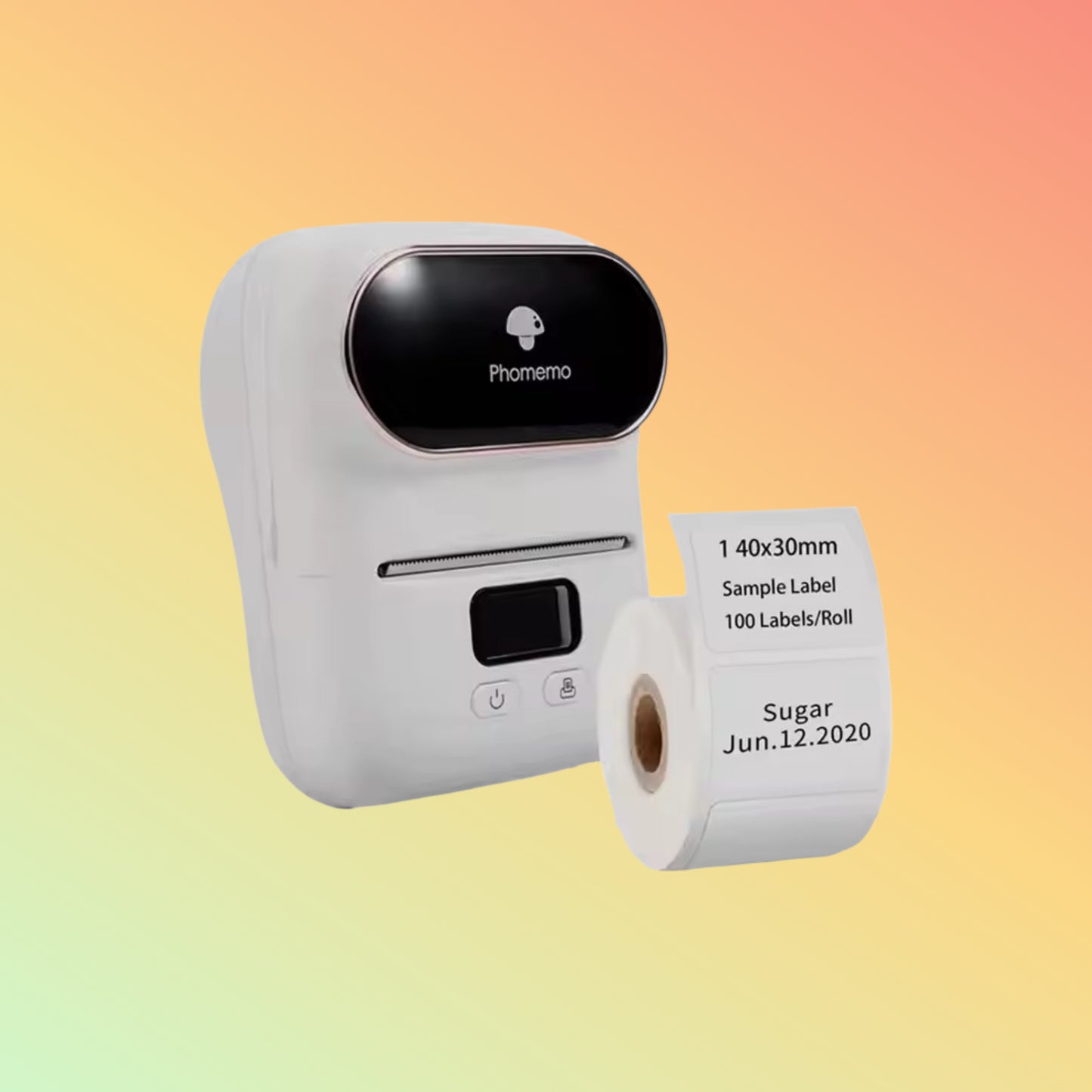 M110 Mini Portable Thermal Printer for Price Shipping Jewelry Clothing Tag CaBLE Label