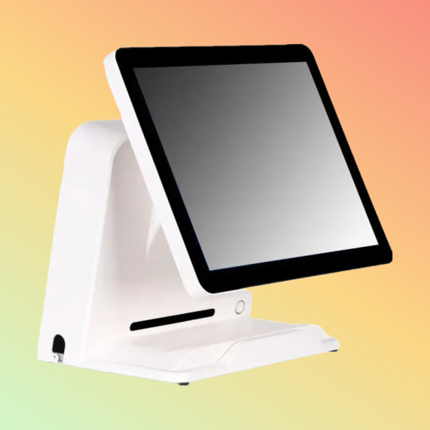 CARAVPOS - White Color 15 Inch All In One Windows Pos System Cash Machines with MSR Pos System