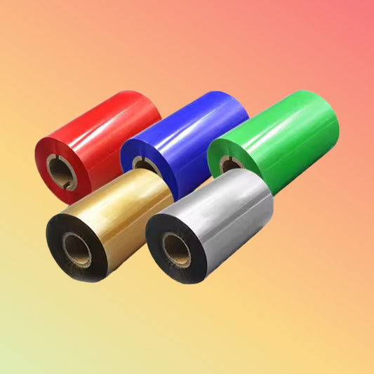 Factory Direct Professional Quality 110mm Enhanced Wax Black Heat Transfer Ribbon Black Heat Transfer Ribbon